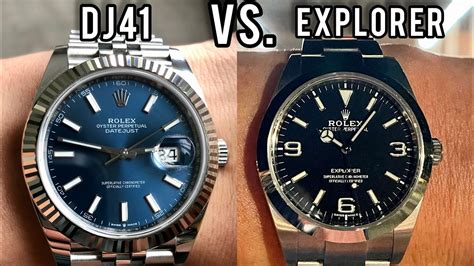 rolex explorer 39mm vs datejust 41|Rolex Explorer I vs Datejust 41 .